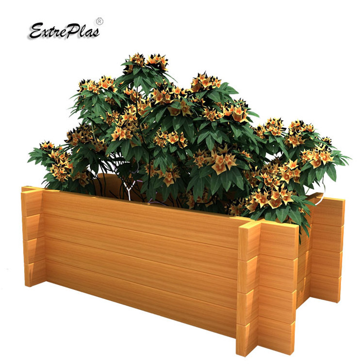 Anti-UV Garden Raised Planting Bed Plastic Raised Garden Bed Vegetable Planter Box