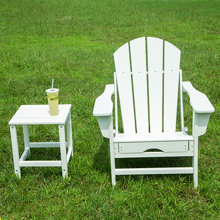 Manufacturer Direct Weather Resistant HDPE Patio Chairs Outdoor Adirondack Chair