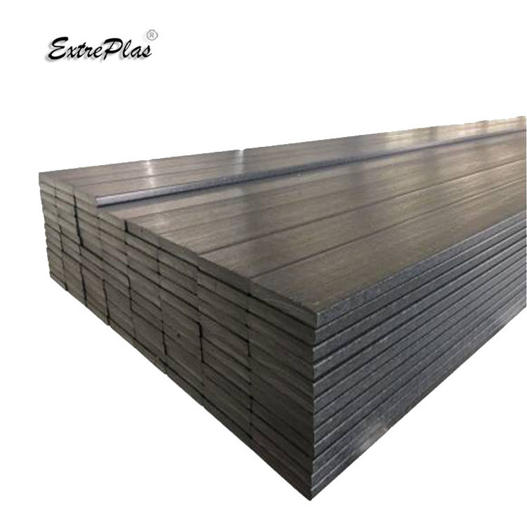 High Faux Wood Grain HDPE Plastic Plywood Lumber 100% Recycled PE Beam Lumber for Outdoor Furniture and Decks