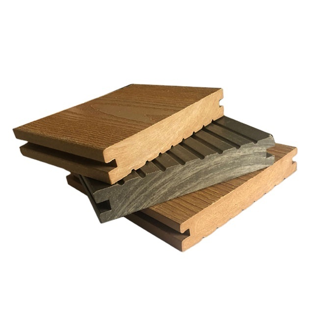 2024 New Product Faux Wooden Embossing HDPE Timber Plastic Lumber for Outdoor Decking / Plastic Bench Slats / Wood Flooring