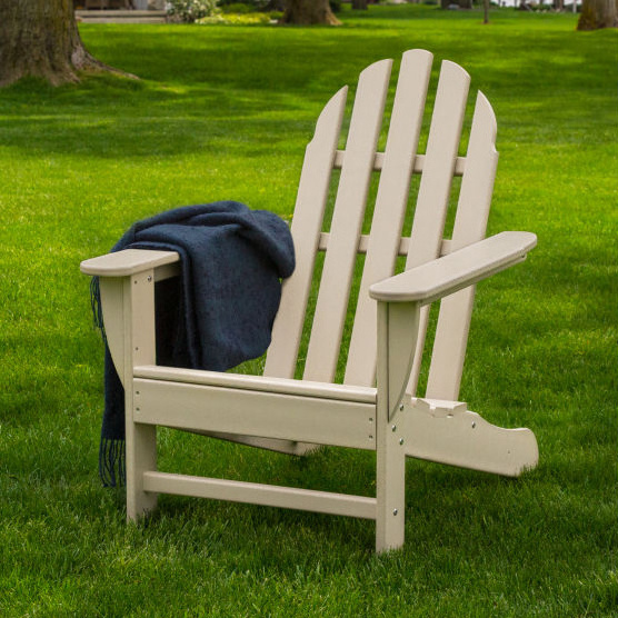 All-Weather Waterproof Resin HDPE Adirondack Chair Recycled