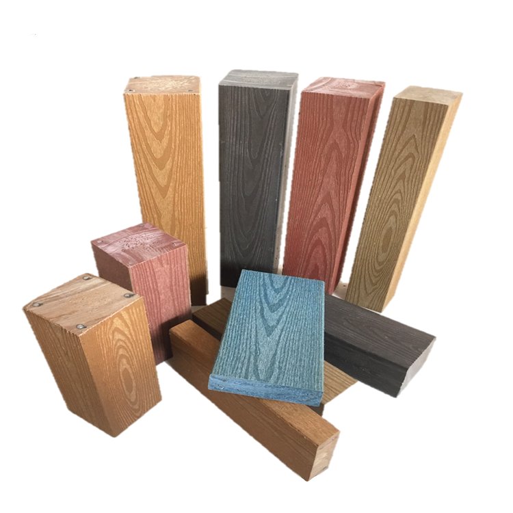 Backyard Composite Wood Plastic Batten Square WPC Tube Timber Updated HDPE Recycled Plastic Timber & Lumber Woods