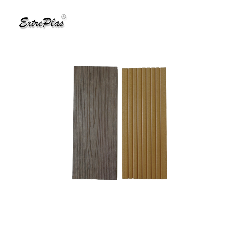 High Faux Wood Grain HDPE Plastic Plywood Lumber 100% Recycled PE Beam Lumber for Outdoor Furniture and Decks