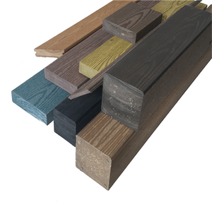 Backyard Composite Wood Plastic Batten Square WPC Tube Timber Updated HDPE Recycled Plastic Timber & Lumber Woods