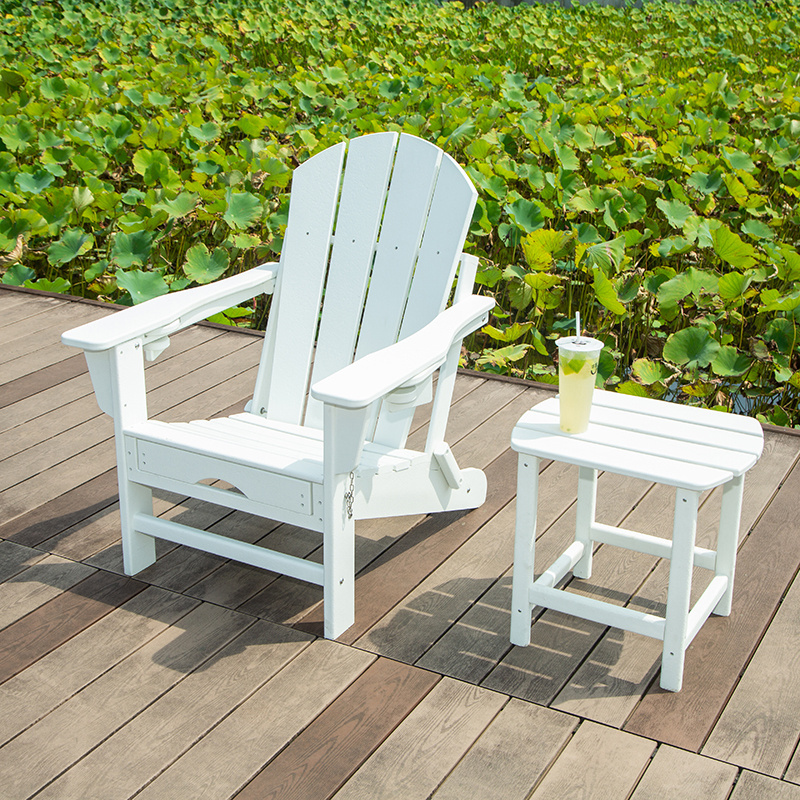 All-Weather Outdoor Furniture HDPE Stacking Adirondack Chairs Plastic