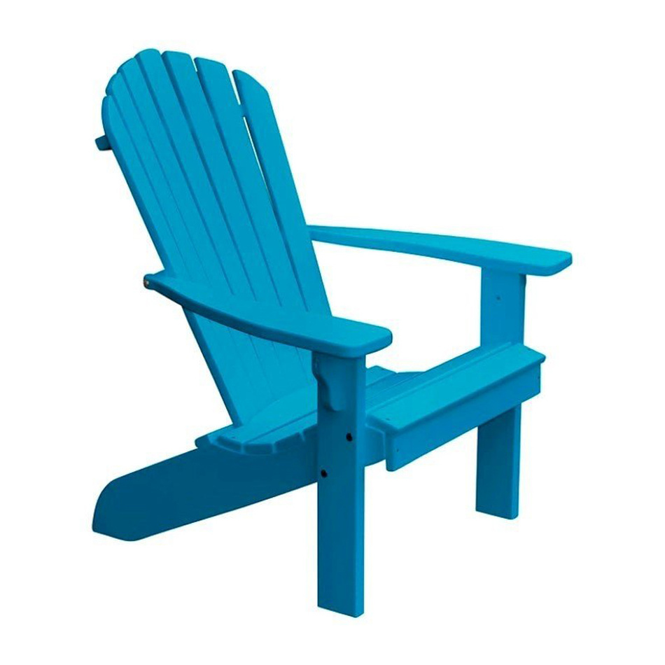 Hot Sale Outdoor Plastic Wood Folding Chair Weather Resistant Patio Deck Garden Backyard Modern Folding Adirondack Chair