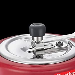 REVE Huge Demand Red Handi Pressure Cooker | Deep lid for Spillage Control Aluminum Pressure Cookers - 3Ltr | Cooker for Sale