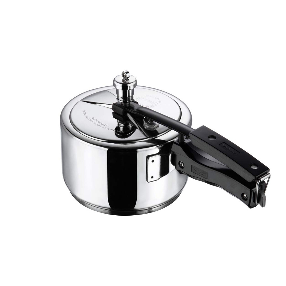 REVE Stainless Steel Inner Lid Pressure Cooker -3 Ltr (Induction Friendly)