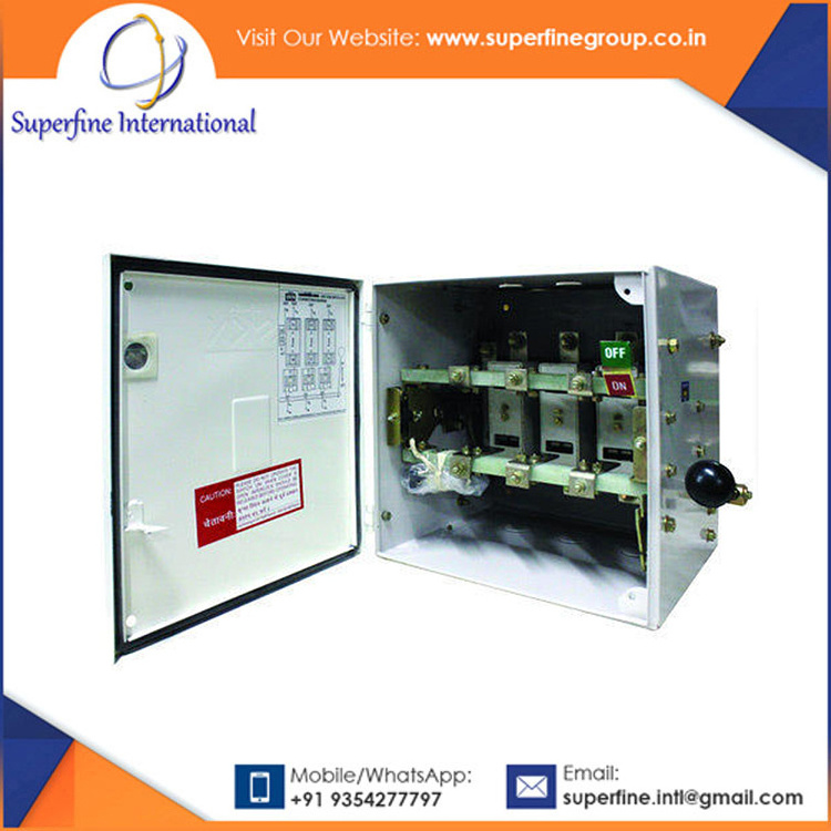 Top Grade Quality Hrc Fuse Main Switch Change Over And On Load Off Load Manufacturer And Supplier From India