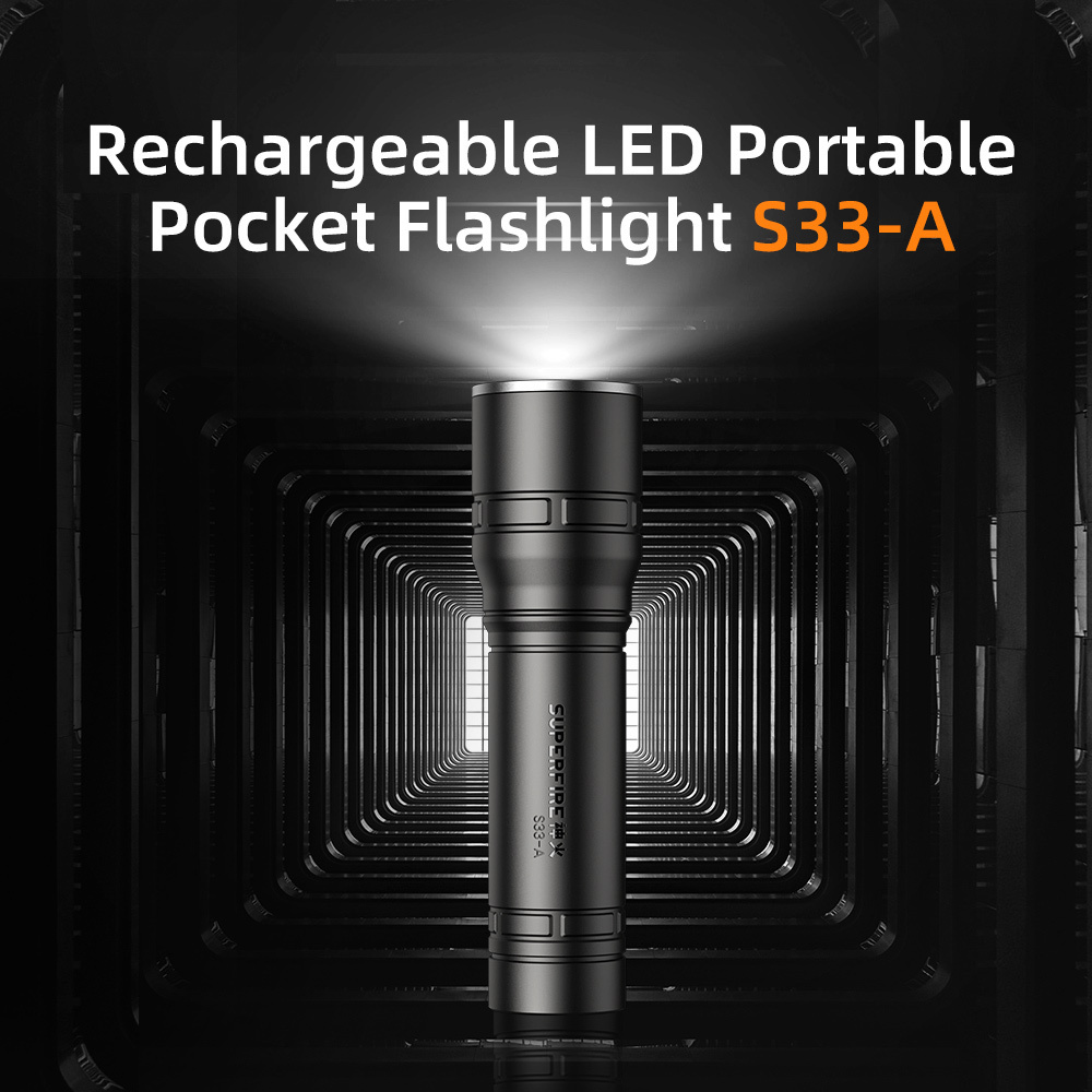 Pocket Portable Multifunctional Waterproof Edc Hunting Camping Hiking Long Range Powerful Mini Rechargeable Led Flashlight