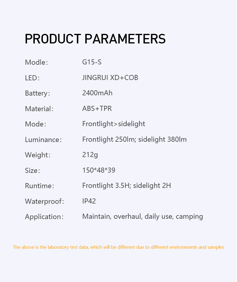 Powerful Repair Rechargeable Portable Super Bright Cob Usb Camping Hiking Led Working Light