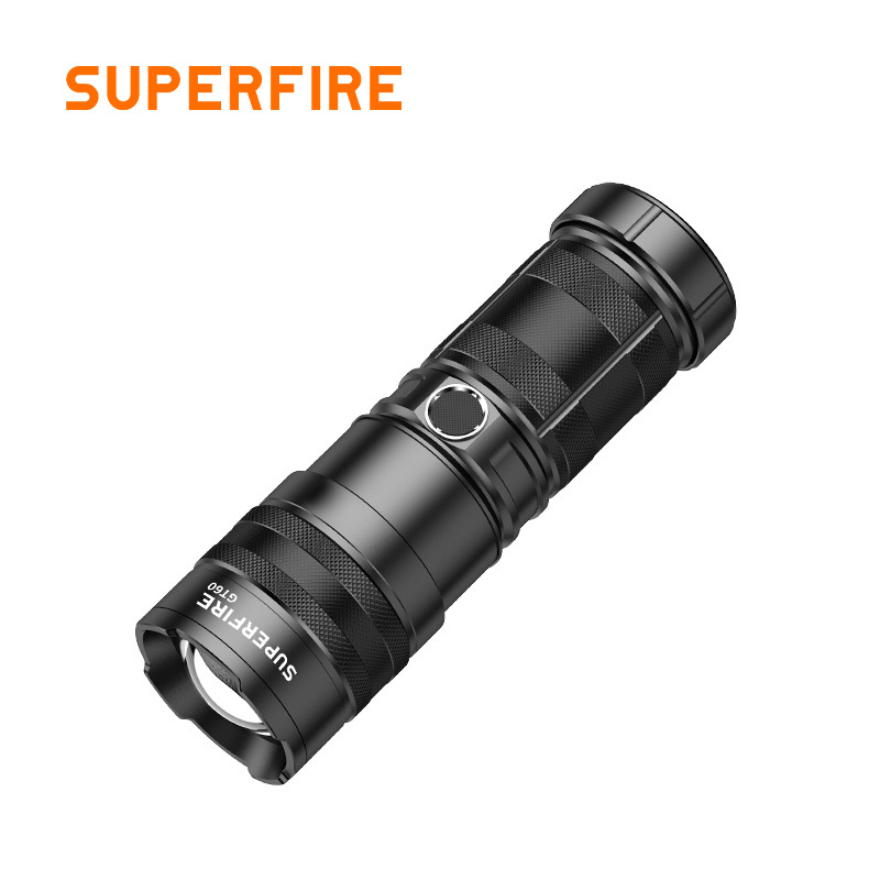 Manufacturer direct selling high lumen ultra bright flashlight LED high power charging GT60 flashlight for emergency