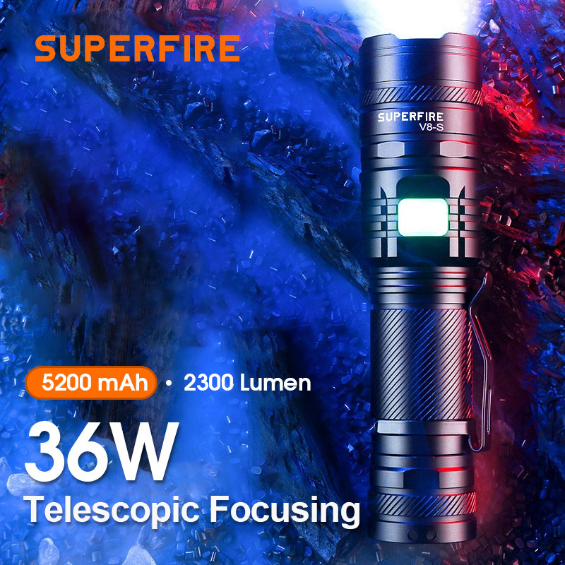 Quick Customization Aluminum Alloy Zoomable Hunting Led Flashlight Rechargeable Torch Camping Flashlight