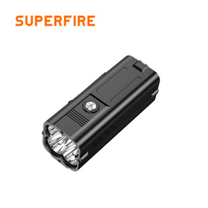 6000 High lumen M20 flashlight long Runtime High Power flashlight with tail clip charging treasure function