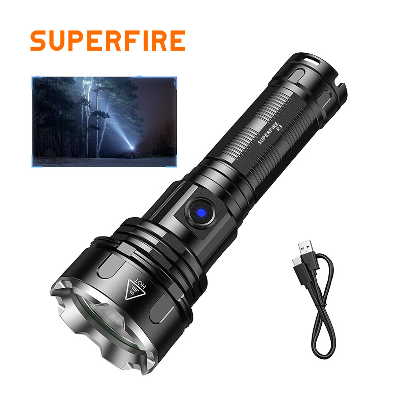 Super Bright 36W Powerful Long Range Self Defense Waterproof Portable Rechargeable High Power Led Torch Light Flashlights