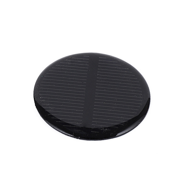 45mm Waterproof Mini Solar Panel 1W 2W 3W 5W 10W 5V 6V 9V 12V 18V Epoxy PET Small round shape Solar panel cell