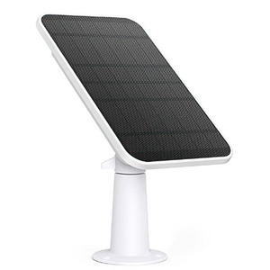 New 4W rotating cctv solar panel for cctv camera Charging for Arlo Essential Spotlight / XL Spotlight cable mount (white)