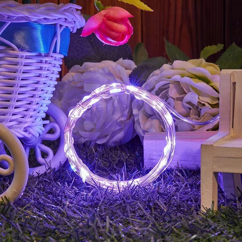 Solar String Light Outdoor Waterproof 100 LED Warm Lights Landscape Fairy Bulb for Garden Wedding Party Yard Christmas