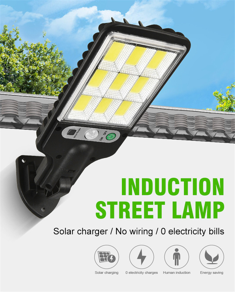 Super Bright Waterproof Led Light Remote Control PIR Motion Sensor Outdoor Solar Wall Light Solar Street Light