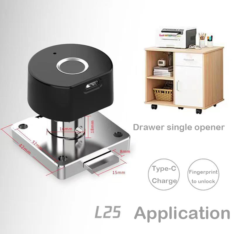 Safety Combination Electronic smart cabinet File Drawer Locks Controller Fingerprint Smart Cabinet Lock