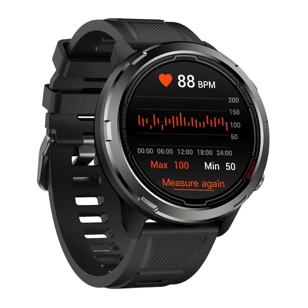 Zeblaze Stratos 2 Lite Outdoor GPS Smart Watch Built in GPS Multiple Sport Modes Compass 24H Health Tracking 5 ATM Watch