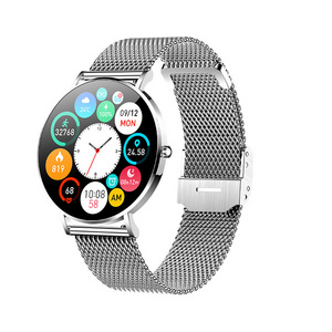 2023 1.3" Amoled Full Circle Full Touch Display T8 Smart Watch Female Physiological Cycle Health Detection Smart bracelet