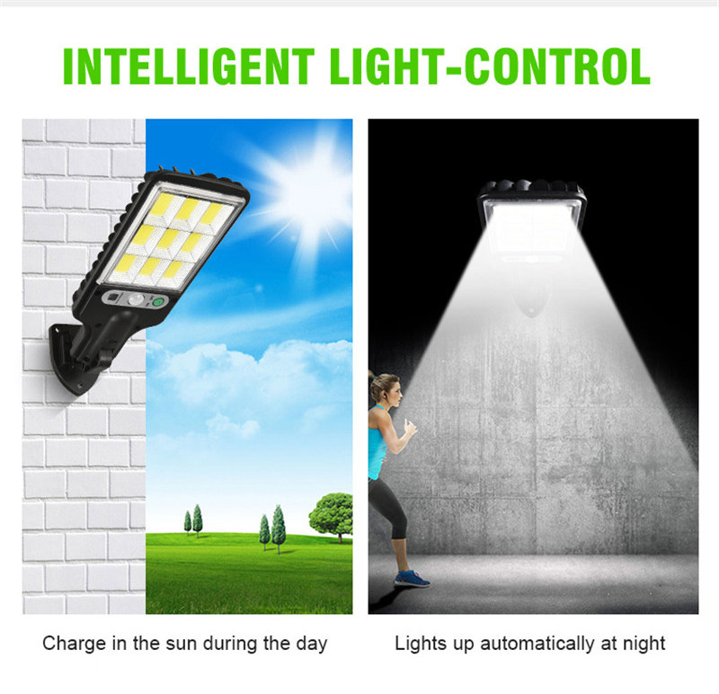 Super Bright Waterproof Led Light Remote Control PIR Motion Sensor Outdoor Solar Wall Light Solar Street Light