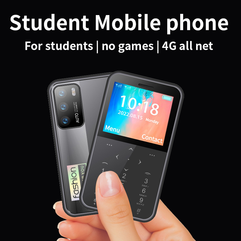 4G Slim Super Slim Credit Card Size Feature Phone,dual SIM Card Mobile Phone H888 1.77Inch 4G all network support