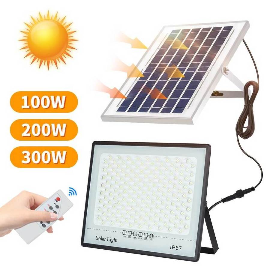 Original Factory Price High Quality 200W Super Bright led indoor light solar home house garden,Road,Outside Wall lighting