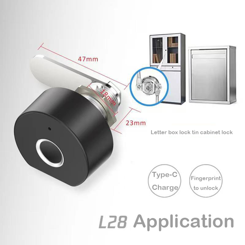 Safety Combination Electronic smart cabinet File Drawer Locks Controller Fingerprint Smart Cabinet Lock