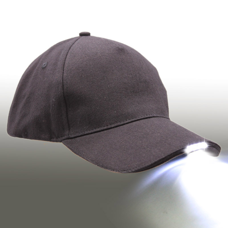 High quality unisex 5 panel cotton led baseball hat light up led cap