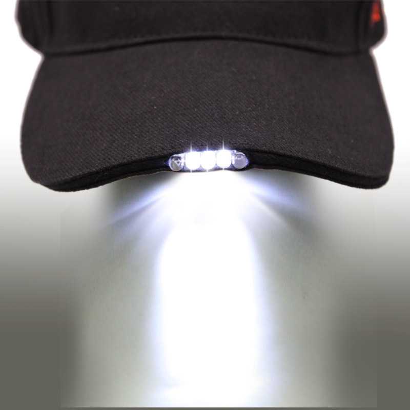 High quality unisex 5 panel cotton led baseball hat light up led cap