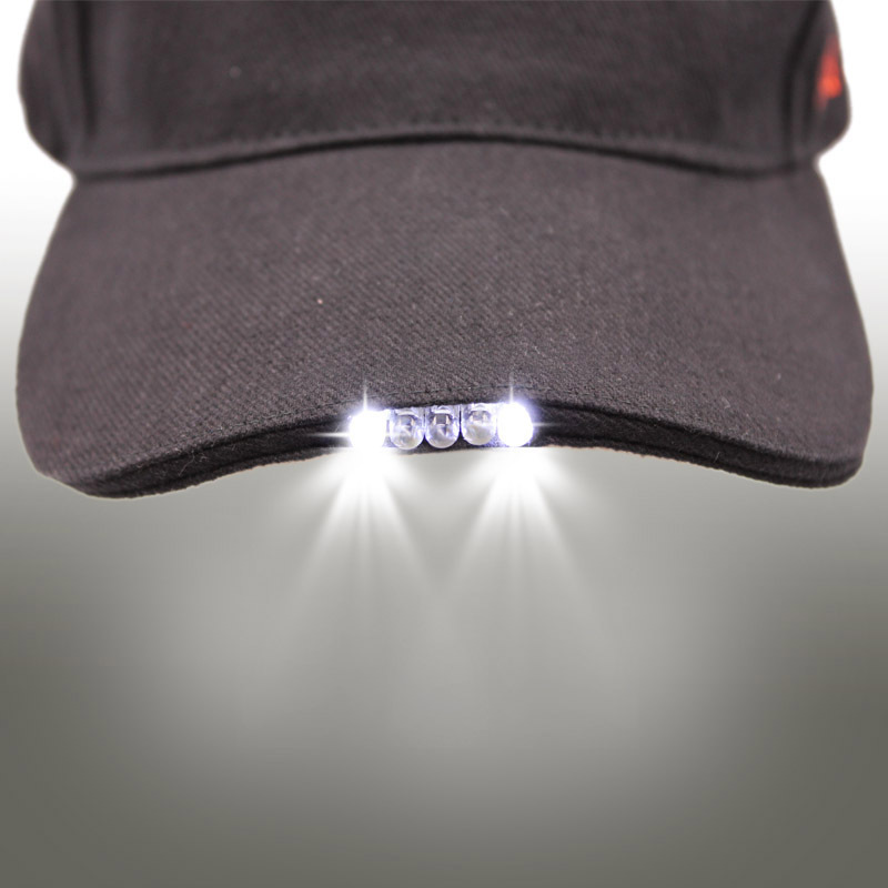 High quality unisex 5 panel cotton led baseball hat light up led cap