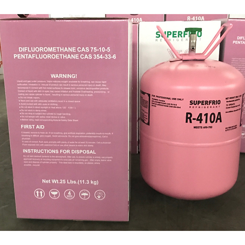 refrigerant r410a11.3KG factory refrigerant gas pure gas refrigerant gas R410A