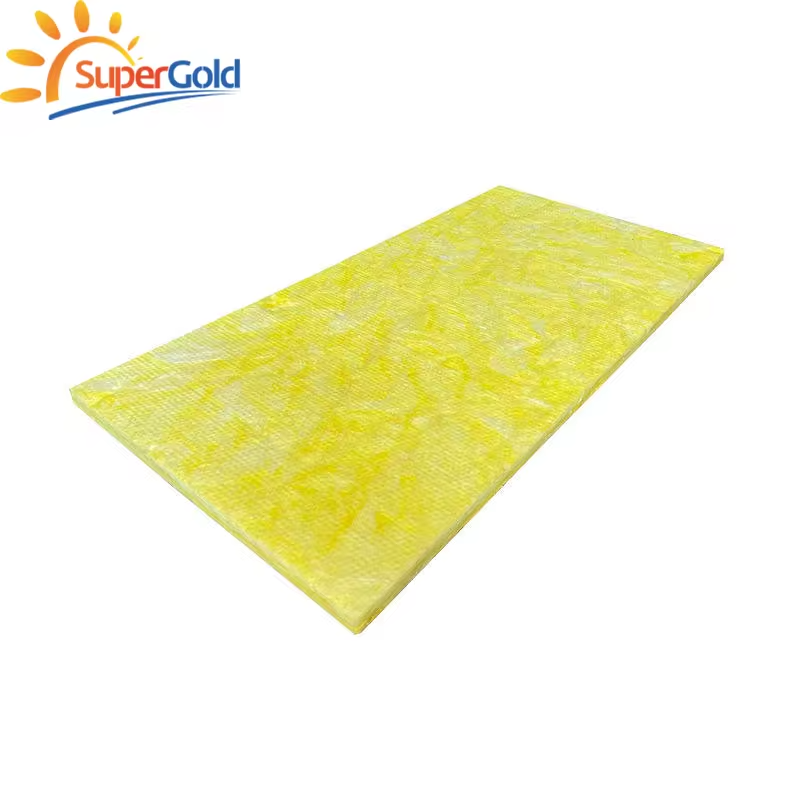 SuperGold construction materials glass fiber wool sheet for shipping container homes insulation