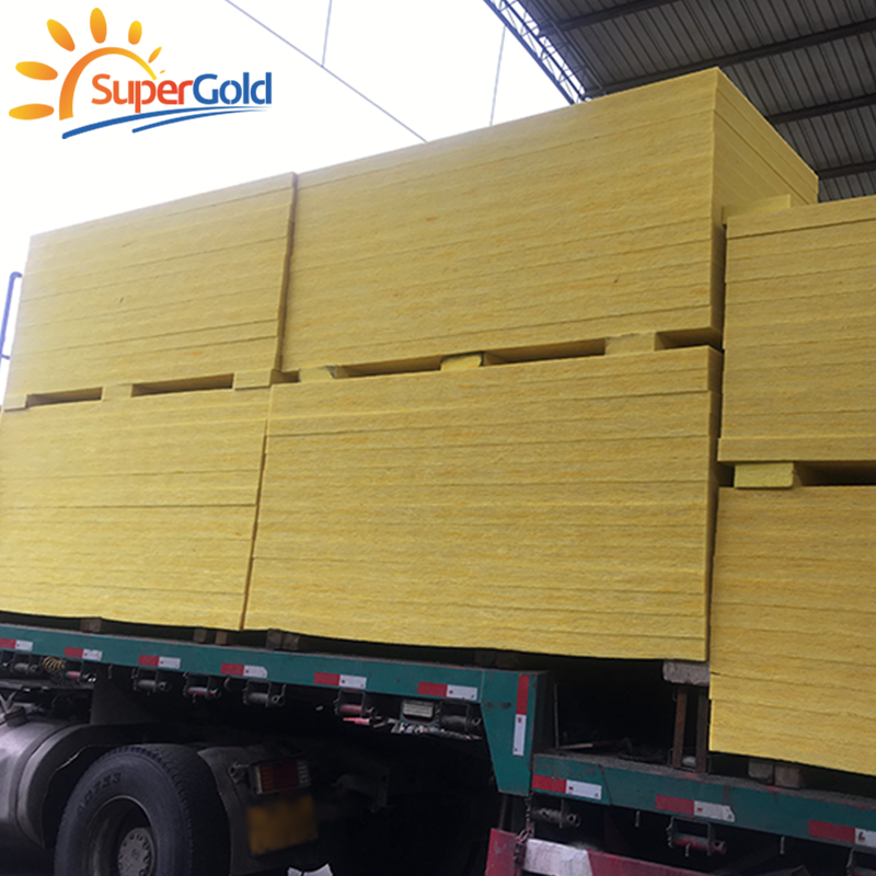 SuperGold construction materials glass fiber wool sheet for shipping container homes insulation