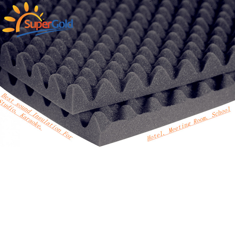 Wholesale Rubber Egg Cotton Foam Sound Absorbing insulation Rubber Foam For Recording Studio Room