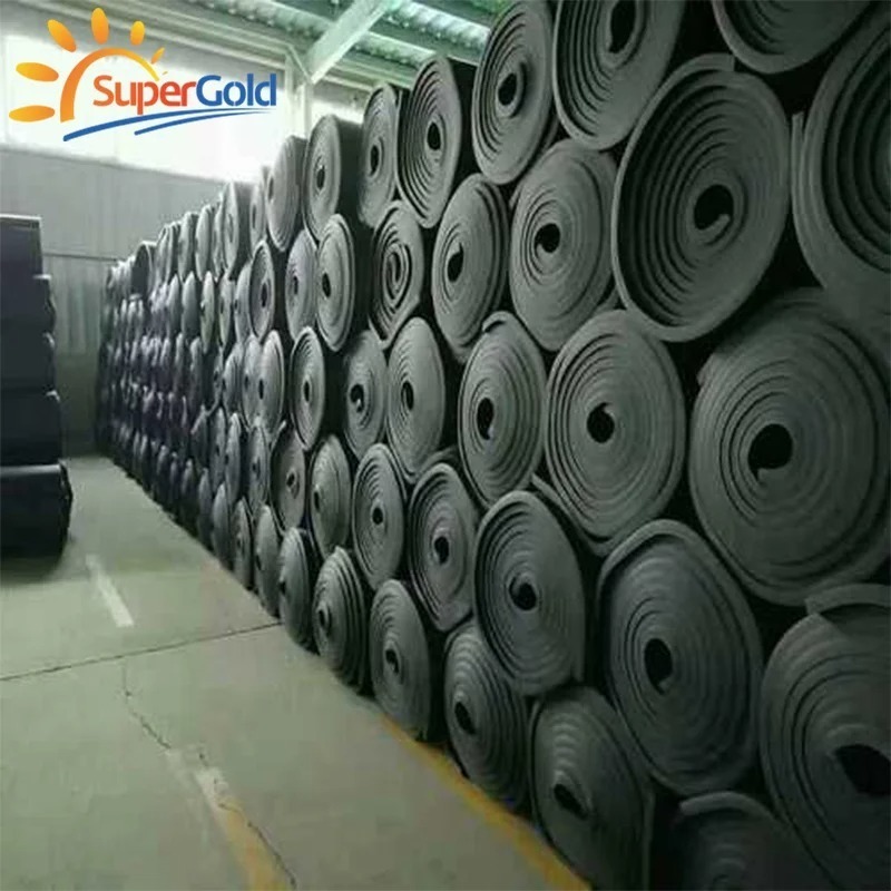 SuperGold rubber plastic foam insulation materials rubber foam elastic board for air conditioner