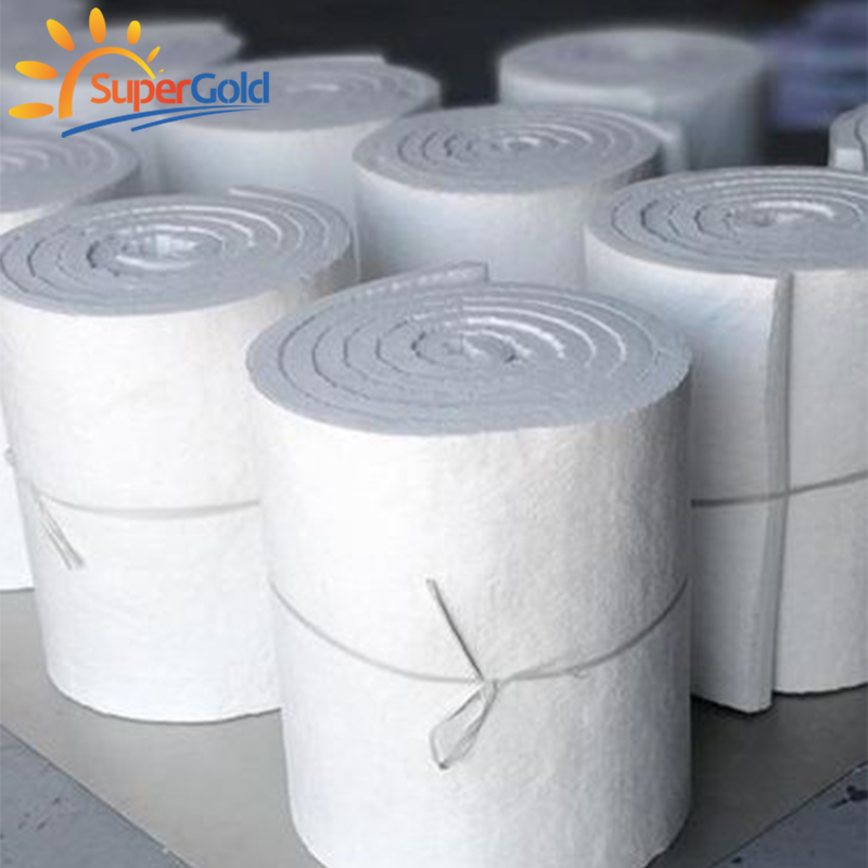 SuperGold Building Materials Muffle Ceramic Fiber Fiber Roll Refractory Ceramic Fiber Wool Blanket