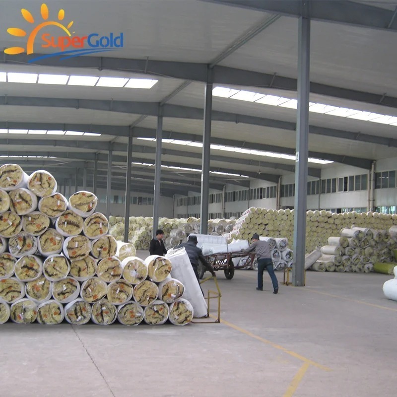 SuperGold thermal insulation roll 50mm glass wool blanket for greenhouse