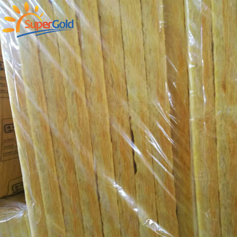 Supergold heat insulation materials 50 mm glass wool acoustic panel for building roof wall thermal insulation