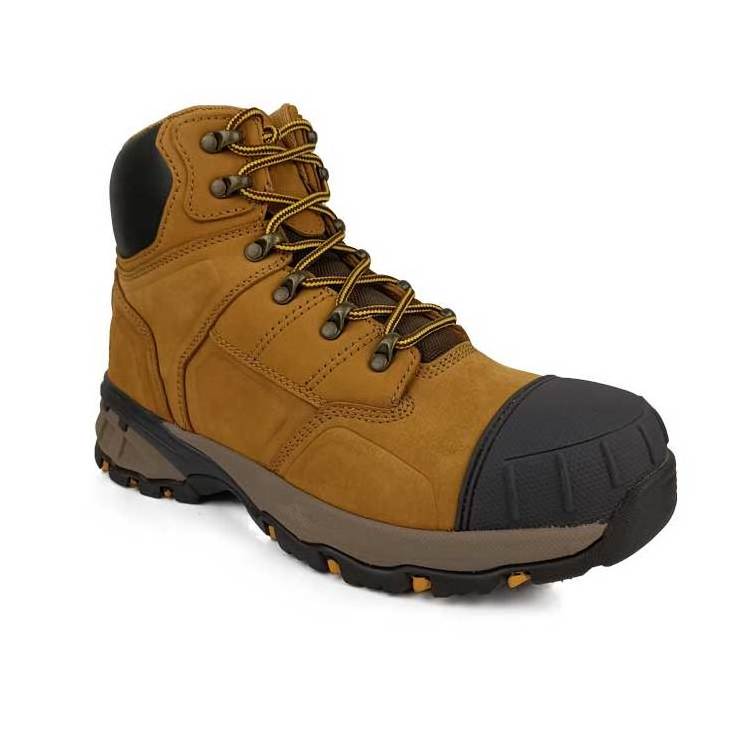 CE S3 Steel Toe Upper Leather Rubber Sole Safety Boot for Men Women Heavy Duty Mining Industrial Construction Work Boot