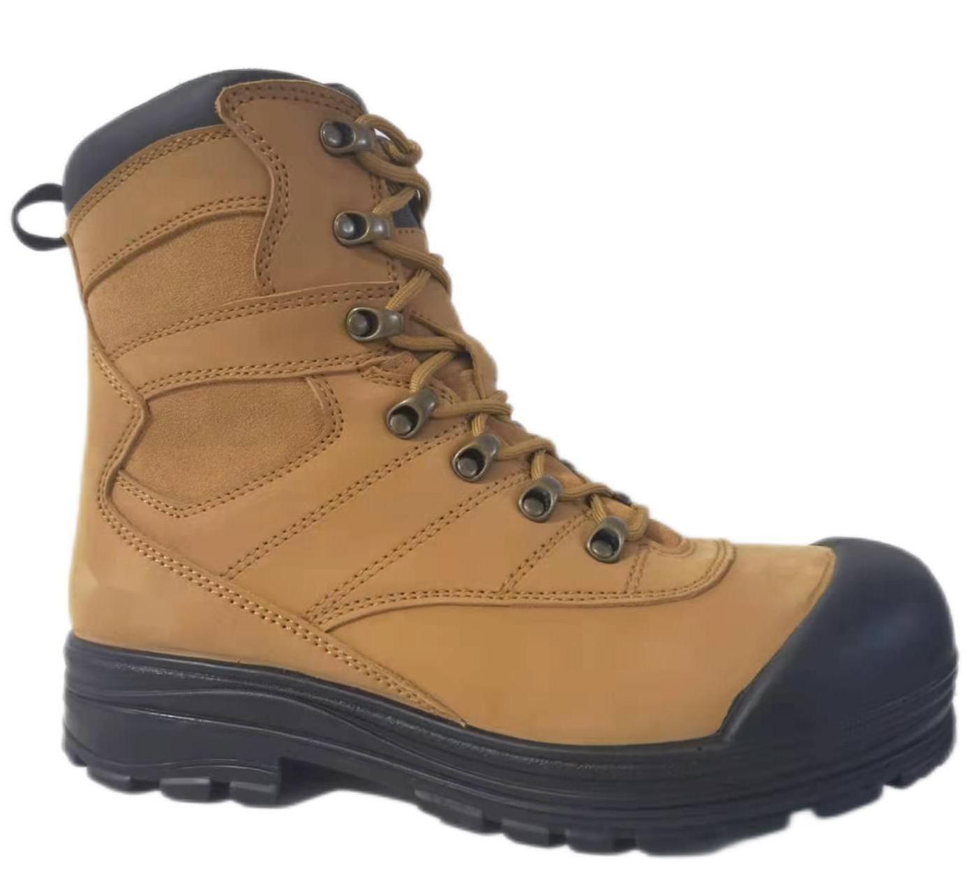 Extra Wide 2E  Steel Toe Comfortable  Genuine leather PU RUBBER  Outsole Work Boots