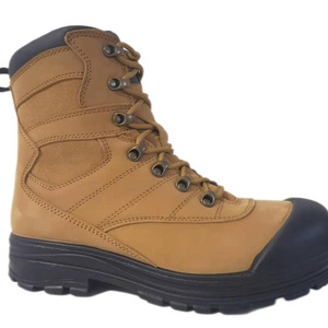 Extra Wide 2E  Steel Toe Comfortable  Genuine leather PU RUBBER  Outsole Work Boots