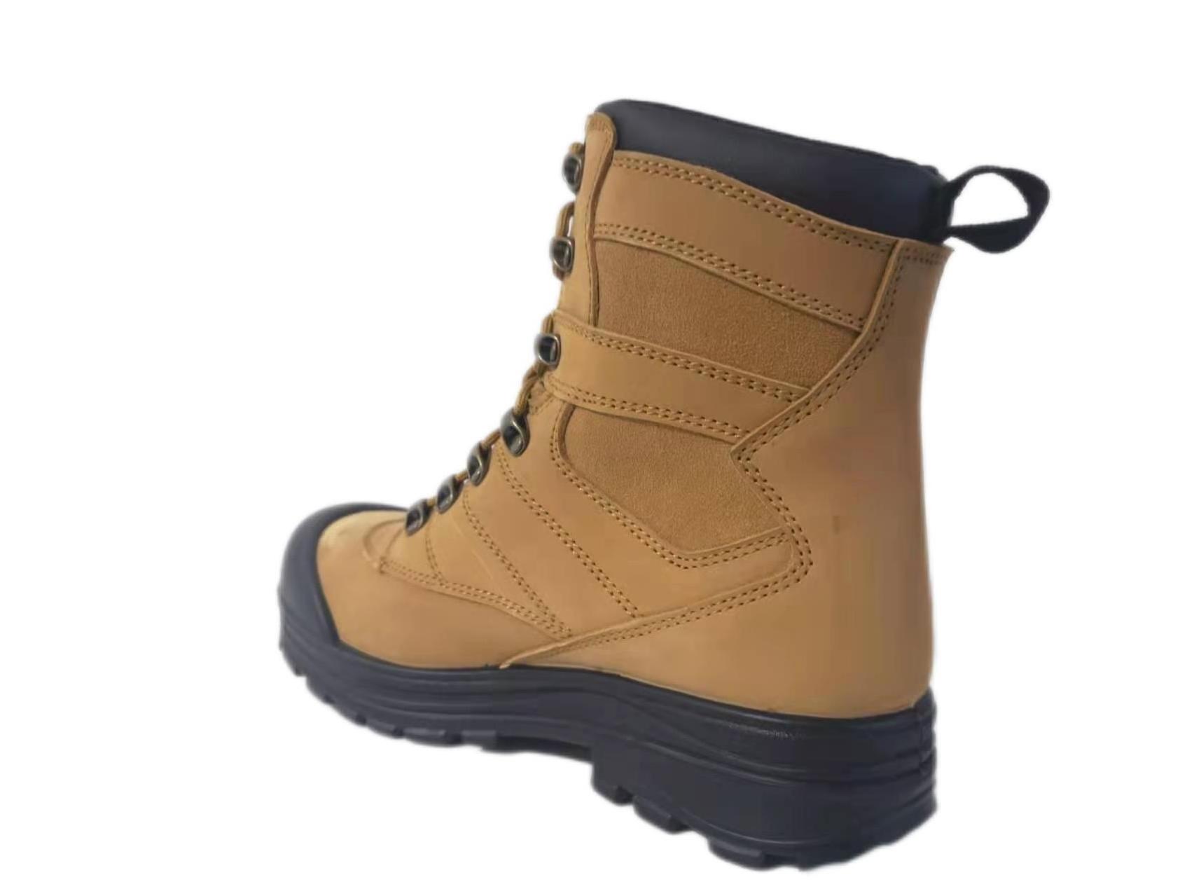 Extra Wide 2E  Steel Toe Comfortable  Genuine leather PU RUBBER  Outsole Work Boots