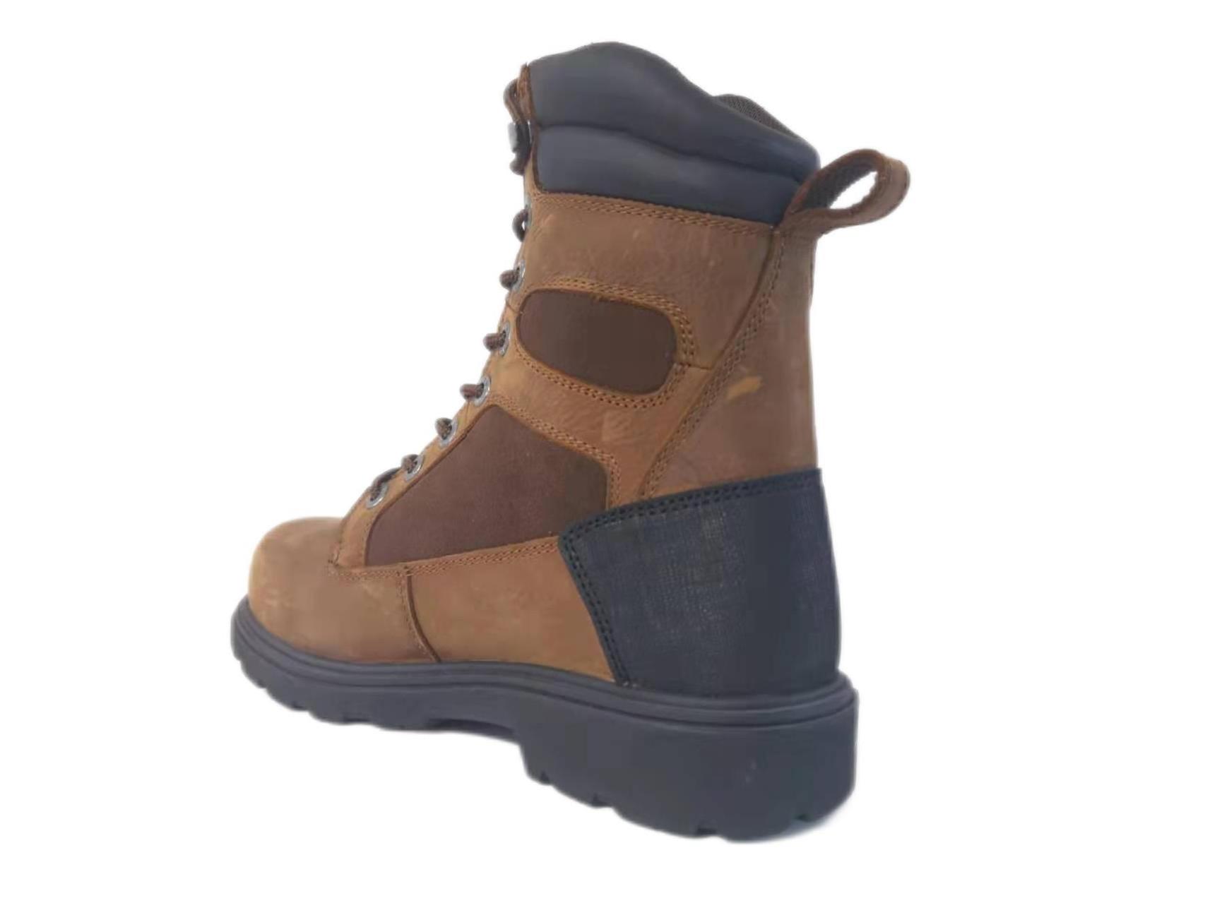 Customize Waterproof  Leather Upper  Rubber Sole Safety Boot for Men Women  Industrial Construction Work Boot