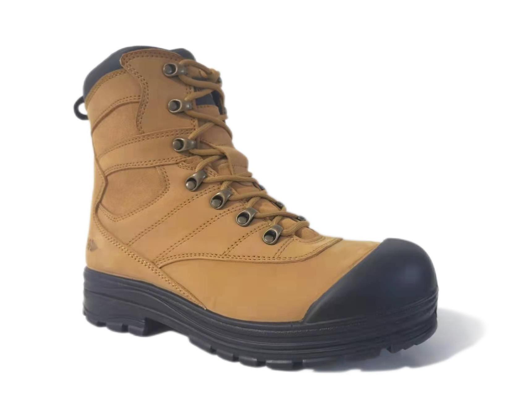 Extra Wide 2E  Steel Toe Comfortable  Genuine leather PU RUBBER  Outsole Work Boots