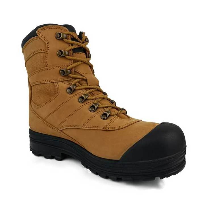 America Style Brown Color Steel Toe Insulation Extra wide steel Toe capped comfortable Genuine Leather safety boots