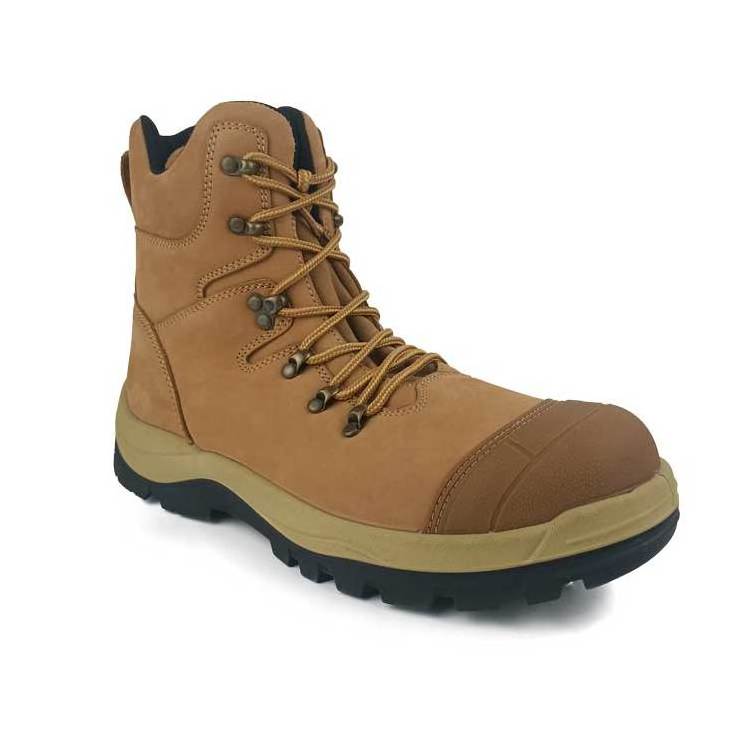 Oliver S3 Steel Toe Upper Leather Rubber Sole Safety Boot for Men Women Heavy Duty Mining Industrial Construction Work Boot