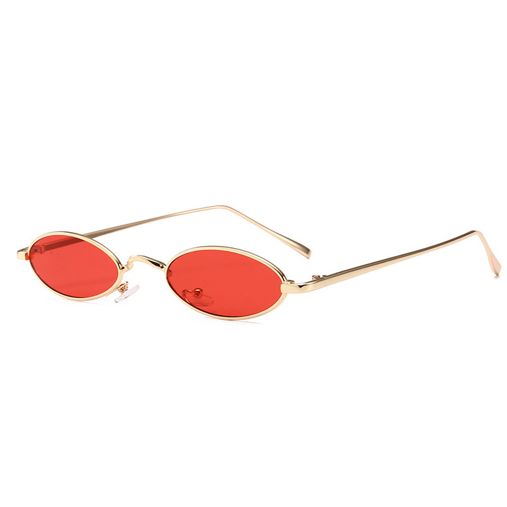 20433 Superhot Eyewear 2018 Retro Vintage Glasses Small Oval Metal Sunglasses